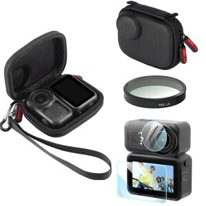 DJI Osmo Nano �p �ی�P�[�X 6�_�Z�b�g �~�j���[�P�[�X+�o�b�N�p�b�N�t�b�N+�X�g���b�v+UV�t�B���^�[+�t���ی�t�B����*2 ���h�~ �����h�~ �S�ʕی�