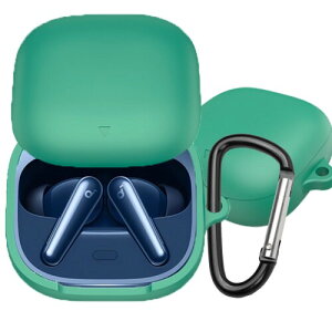 BUITFOU For Anker Soundcore Liberty 5 �P�[�X Liberty 5 �ی�J�o�[ Liberty 5 �P�[�X �_�炩�� �V���R���� �����h�~ �L�Y�h�~ �ϏՌ� �h�o �y�� �����[�d�\ �J���r�i�t�� �����h�~(�O���[��)