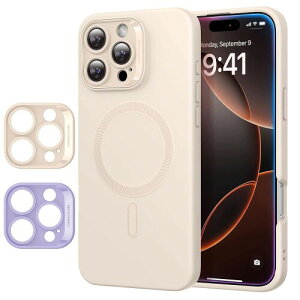 ESR iPhone 16 Pro Max pP[X MagSafet phone16promax P[X }Olbg[dΉ Ȃ߂炩EXȃVR ϏՌ tXN[уJی h~ \tg}CNt@Co