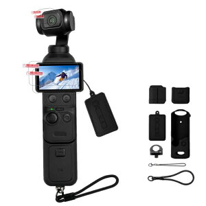 For DJI Osmo Pocket 4 �V���R�� �P�[�X �J�o�[ �A�N�Z�T���[ �Z�b�g �S�ʕی� �ϏՌ� �h�o XUNDONG