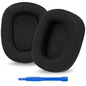 Linkidea �C���[�p�b�h �݊��� �p�b�h ���W�N�[�� Logitech G433, G533, G633, G635, G933, G935 �w�b�h�z���ɑΉ� �p�b�h �C���[�N�b�V����/�C���[�J�b�v (���b�V���t�@�u���b�N/�u���b)