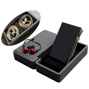 MITER LOP[X DAP + Earphone Cz [, Carrying Case Cover for Digital Audio Player and IEM Earphones (4Cz[-Black)