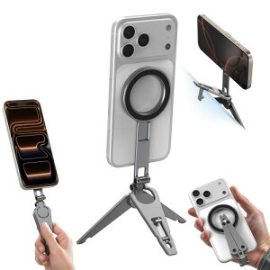 SmallRig �f���A���}�O�l�b�g���X�}�z�O�r �������X�}�z�}�E���g�O���b�v 1/4�C���`�l�W�t�� 270°���߉\ �X�}�[�g�t�H���z���_�[ �~�j�|�P�b�g�O�r iPhone 17/16/15/14/13�V���[�Y�Ή� -5649