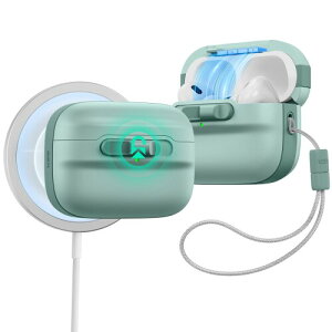 ESR AirPods Pro2 P[X MagSafeΉ AirPods Pro 2 / 1 (2023/2022/2019)  USB-C/LightningP[uΉ }OlbgWbN ϏՌ [ht یJo[ Ռz PulseV[Y