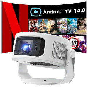 Philoent �v���W�F�N�^�[ �ƒ�p ���^ Android TV 14.0���� HiFi�X�s�[�J�[���� �V�� �É� 0.5M�Z�������e WiFi6 Bluetooth5.4 350���� ������`�␳ �z�[���V�A�^�[ ���O���\�ȃx�[�X �v���[���g