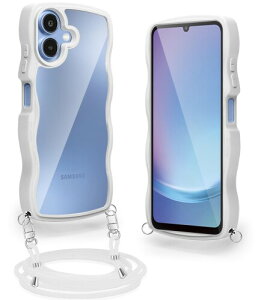Galaxy A25 5G �p �P�[�X �N���A �V�����_�[ �X�g���b�v�t�� SC-53F �p �J�o�[ �ϏՌ� �M�����N�V�[A25 5G �X�}�z�P�[�X ���� ���|�� �΂߂��� �R�t�� ��|���P�[�X ���������\ ���O���\(