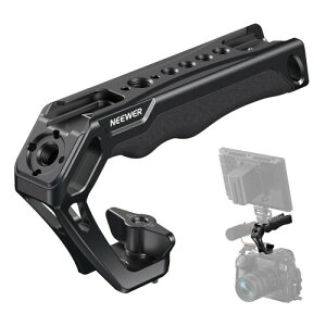 NEEWER �g�b�v�n���h�� �J�����n���h�� ARRI�p3/8"�E�B���O�l�W/�ʒu���߃s��/����~�߃V���R���O���b�v/1/4"&3/8"�l�W/�R�[���h�V���[�t�� �X���[�����O�J�����P�[�W�ɑΉ� CA107