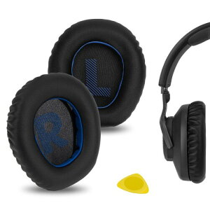 Geekria �C���[�p�b�h�݊��� �p�b�h �W�F�C�r�[�G�� JBL Quantum 100, Q 100 �w�b�h�z���ɑΉ� �p�b�h �C���[/�C���[�J�b�v �v���e�C�����U�[ (�u���b�N�u���[)