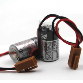 互換性あり にとって ER3V 1/2AA 3.6V PLC lithium バッテリー with brown plug