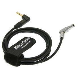 Alvin's Cables ARRI Alexa Mini カメラ 用の オーディオ audio ケーブル 5 pin 直角オス to 直角 3.5mm TRS 1M