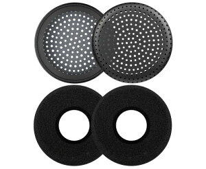 SOULWIT �C���[�p�b�h �C���[�N�b�V���� Grado GS1000/GS1000i/GS1000e/GS2000e/PS1000/PS1000e �p ���� �w�b�h�p�b�h �v���e�C�����U�[ �C���[�J�b�v �����x�t�H�[�� ������ �p�b�h - �u���b�N