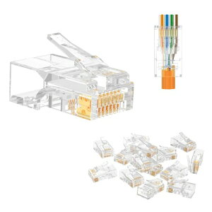 VCE ђʎ RJ45 RlN^ LANRlN^ CAT5E CAT5 zȒP ܐ܂ɂ 50Zbg