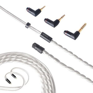 cooyin P[u 2Pin 0.78mm CzP[u IEM^ oX ⃁bLP 3in1 vO\ Finalp A3000EA4000EA5000EMAKE4ȂǓK 4.4mm 3.5mm 2.5mm