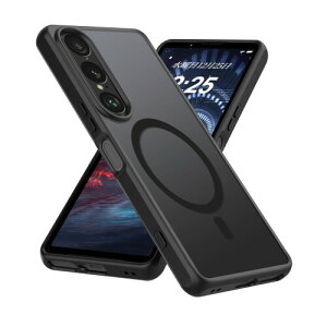 iYiTai Sony Xperia 1 VII �P�[�XSO-51F SOG15 XQ-FS44 2�d�\�� (TPU+PC) �X�g���b�v�z�[���t�� ���h�~ �l������~�� �ϏՌ� ���^ ���C�����X�[�d �\�j�[�G�N�X�y���A 1 VII �J�o�[(�}�b�g�E�u���b�N)