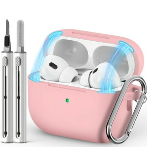 Inesore for AirPods Pro2 �P�[�X (2023/2022/2019) �J���r�i & �N���[�j���O�y���t���A�V���J�Q���f��/�S�ʕی�/�ϏՌ�/���͂ȗ����h�~�A�G�A�[�|�b�Y�v�� ��2/1����Ή� �}�O�l�b�g���W���b�N�ی�