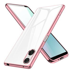 Xperia 10 VI �p �P�[�X �N���A SO-52E SOG14 �p �X�}�z�P�[�X ���� ���^ �G�N�X�y���A10VI �p �J�o�[ tpu �w�ʃN���A �s���N �X�g���b�v�z�[���t�� XQ-ES44 �y �ϏՌ� ���[�Y�S�[���h