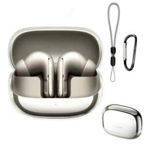 Xiaomi Buds 5 Pro �p �P�[�X �J�o�[ ���C�����X �C���[�z�� �N���A ���� �ی�J�o�[ TPU�f�� ���ϖh�~ �ی�P�[�X �[�d�P�[�X�J�o�[ ��LED���C�g �ϏՌ� �����h�~ �h�� �h�o �w��h�~ �L�Y�h