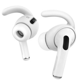 AhaStyle AirPods Pro 用イヤーフック イヤーピース ズレ解消 落ち防止 3ペア入り Apple AirPods Pro 2019 適用 (ホワイト)