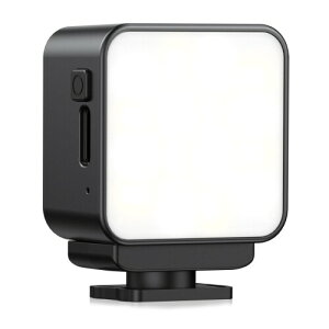 VRIG LED�r�f�I���C�g���^ �B�e�p���C�g �~�j���C�g ���C�}�O�l�b�g 3000K-6000K�F���x 3�i�K���� Type-C�[�d�� �R�[���h�V���[�t�� �y�� �R���p�N�g�T�C�Y Action3/Action4/Action5 pro/Pocket3/�J������