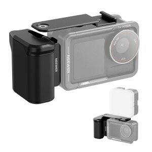 NEEWER �T�C�h�n���h�� AC014�P�[�W��p Osmo Action 5 Pro/4/3�Ή� ���W�����[�N�C�b�N�����[�X ���C �A�N�V�����J�����}�E���g�A�_�v�^�[ �O���b�v/�R�[���h�V���[�V���b�^�[�G�N�X�e���_�[�o