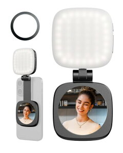 SmallRig �z�����X�}�z�p���C�g iPhone�Ή� �X�}�[�g�t�H���p LED�r�f�I���C�g �~���[�t�� MagSafe�Ή������E �}�O�l�b�g�� ������ �X�}�[�g�t�H���p ���B��/�r�f�I��c�p/�Z���t�B�[/���C�N�A