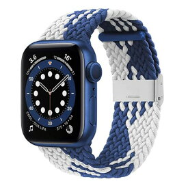 Apple Watch 8バンド Series 8 ultra ソロループ アップルウォッチ バンド iwatch バンド 45mm 41mm 49mmナイロン 編組バンド長さ簡単調節 apple watch serise 8/7/6/5/4/3/2/1/SEに対応