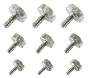 FregocS つまみねじ ローレットつまみねじ M3 M4 M5 ステンレス 便利な 9本セット ノギス 測定機器 RTN-YB