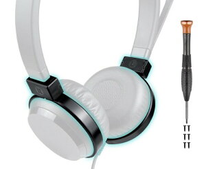 SOULWIT �w�b�h�o���h �q���W�X�C�x�� �L�b�g for Jabra Evolve 65/40/30/20�iWired�̂݁j �����p �[�� �q���W��]�@�\ ���� �C�� �G���h�L���b�v �R�l�N�^�[ ���i �p�[�c �L���b�v �A�N�Z�T���[ �q