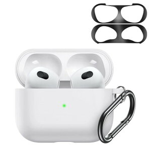 ELYBYYLE for AirPods 3P[X 3 pVRP[X Jrit ϏՌ ɋ ی AirPods 3pیJ[o zCg