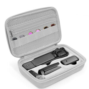 DJI Osmo Pocket 3 �p EVA�n�[�h�R���{�P�[�X ���[�Z�b�g (���߃X�g���b�v�t��) �O���[