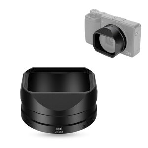 JJC ���^�� �����Y�t�[�h ���R�[ Ricoh GR IV GR4 GR IV HDF GR IV Monochrome ��p �����Y�ی� �h�G�� �h�o �P�����Ȃ� �A���~�j�E�������� LC-GR4�����Y�L���b�v & F-WMCUVG3�\��t�����t�B���^�[�ƕ��p