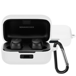 BUITFOU MOMENTUM True Wireless 4 �P�[�X �[���n�C�U�[ Sennheiser MOMENTUM True Wireless 4 �ی�P�[�X �_�炩�� �V���R���� �����h�~ �L�Y�h�~ �ϏՌ� �h�o �y�� �����[�d�\ �J���r�i�t�� �����h�~(�z��