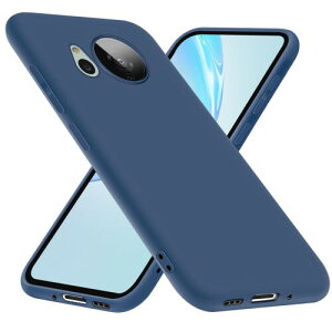 AQUOS sense8 用 ケース tpu シリコン保護ケース SH-54D SHG11 用 ケース 磨り表面 スマホケース スリム 薄型 ストラップホール 一体型 指紋防止 軽量 人気 アクオスセンス8 用 携帯カバー 青 W-PYGJ