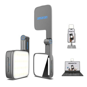 amaran go amaran Magnetic Mini Light ? MagSafe & Qi2Ή yʗʃCg | \ȐFx邳 | USB-C}[d | 10탉CeBOGtFNg | Recp|[^uLEDCg (ub