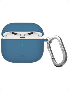 UNIQ AirPods 4 P[X AirPods 4 ɑΉ CX[dΉ Ռ z ی LED VRJo[ Jri C[tbNt NEXO (pVtBbNu[, AirPods 4)