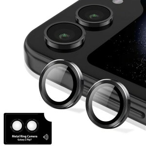 Kakuki for Galaxy Z Flip7 SC-55F SCG35 JtB MNV[Z Flip 7 p JیtB ^ KX ϏՌ Ɨ^ IoI[o[h~ A~ JJo[ (ubN)