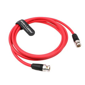Alvin's Cables 12G HD SDI ビデオ同軸ケーブル BNCオス-オス 4Kビデオカメラ用 (赤1M)