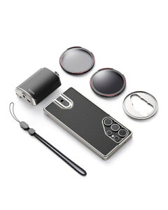 TELESIN FunShot �}�X�^�[�O���b�v�ʐ^�B�e�L�b�g �X�}�z�J�����O���b�v+�X�}�z�P�[�X+67mm CPL�Ό������Y+ND2-ND32 VND�����~���[�jGalaxy S25 Ultra��p ���K�l�ԍH�w�݌v ���B��O���b�v �Y�[���@