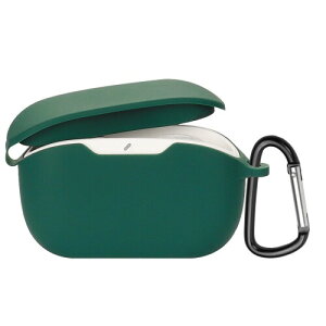 YAODLE For JBL WAVE BUDS 2 �p �P�[�X �J�o�[ JBL WAVE BUDS�p�ی�J�o�[ �ی�P�[�X �V���R���P�[�X �����[�d�\ �S�ʕی� �����h�~ �L�Y�h�~ �ϏՌ� �h�o �y�� ���[ �J���r�i�t��(�O���[��)