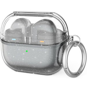 NIUTRENDZ �����ی�P�[�X Samsung Galaxy Buds 3 & Galaxy Buds 3 Pro ��p ������ LED�� �S�ʕی� �����h�~ �L�Y�h�~ �ϏՌ� �h�o (�����t���b�V��)