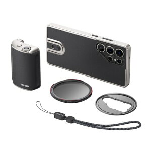 TELESIN FunShot �}�X�^�[�O���b�v�ʐ^�B�e�L�b�g�i�X�}�z�J�����O���b�v+�X�}�z�P�[�X+67mm ND2-ND32 VND�����t�B���^�[�jGalaxy S25 Ultra��p ���K�l�ԍH�w�݌v ���B��O���b�v �Y�[���@�\ �t���E