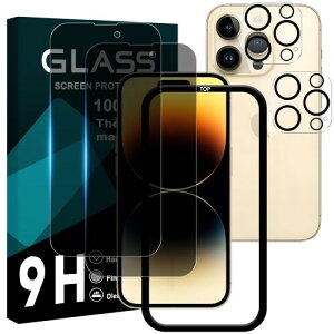 Ή iPhone14 Pro max KXtC `h~ iPhone 14 pro max tC ̂h~ (2) + YیtB (2) ACtH14v}bNX t یtB ̂ vCoV[