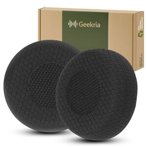 Geekria �C���[�p�b�h Comfort �݊��� �p�b�h �W���u�� Jabra Evolve 75/ 75UC/ 75+/ 75MS �w�b�h�z���ɑΉ� �p�b�h �C���[/�C���[�J�b�v ���b�V���t�@�u���b�N (��)
