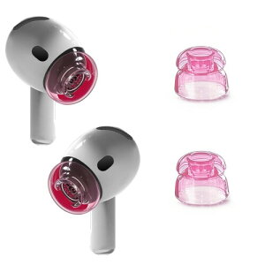 �C���[�s�[�XAirPods 4(2024)�p �ō����h�C�c���v���~�A��TPE�f�ލ̗p�n�C�O���[�h�C���[�s�[�X AirPods 4/3�p�݌v ����~�� �m�C�Y�ጸ���t�� (�����ȃs���N, L)