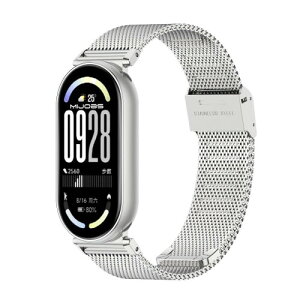 (MIJOBS) Xiaomi Smart Band 10/9/8 �����o���h,Xiaomi Mi Band 10 �V���J�Q���X�g���b�v �������߉\ �_�炵���ւ��x���g �j�����p �V���I�~ 10 �Ή� �����o���h