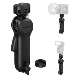 SmallRig �N�C�b�N�������C�g�X�^���h�A�_�v�^�[�A�����{�^��180°�s�b�`�����A�ω׏d3kg�ACOB�r�f�I���C�g/�J����/�X�}�z�N���b�v�p�A�I���J�����t���b�V���p�A5181