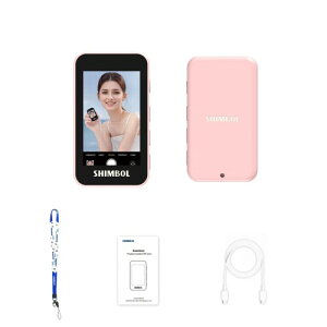 Shimbol CP5 Mini iPhone�p�~�j�Z���t�B�[���j�^�[�X�N���[���A2.2�C���` 480~800P�𑜓x�A�Y�[���C���A30m�`���͈́A�d�bVlog�p (�s���N)