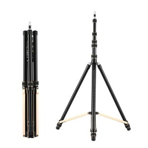 Xtahdge 252cm/99�C���` ���߉\�ȎO�r�X�^���h �r�f�I���C�g�X�^���h �J�[�{���t�@�C�o�[ 4�Z�N�V���� ���߉\ 6kg/13.2�|���h�̑ω׏d ���O���\�ȃZ���^�[�R�����t�� 1/4�C���`�����3