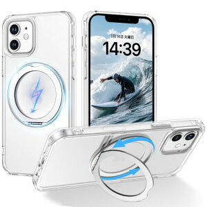 Telaso iPhone 12 Mini P[X MagSafeΉ ACtH12mini P[X }Olbg X^h@\ 360°]\ }bg ϏՌ phone12 mini Jo[ wh~ ̌^ ^ TPU ԍڃz_[Ή 