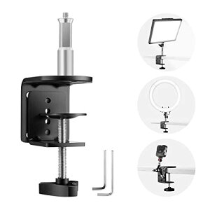 NEEWER ω׏dCfXNNv CgX^hptR ߉\ȋe[uNv 1/4"3/8"Xbh OCg LED rfICgJp ő׏d44lb/20kg ST-CCD1